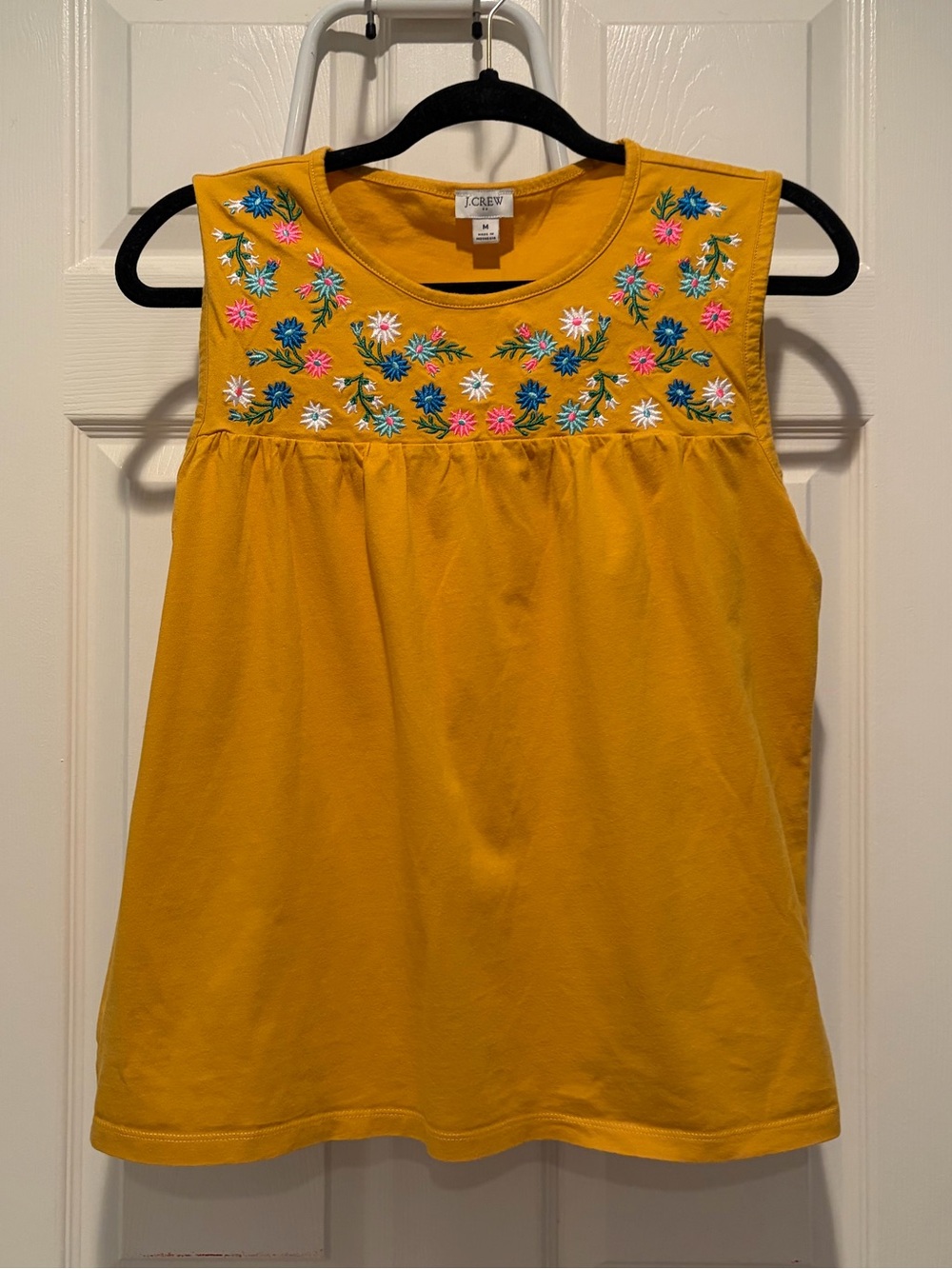 J. Crew Embroidered Sleeveless Tops
